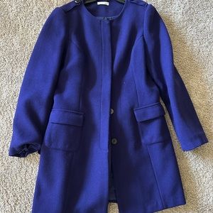 Promod navy blue coat